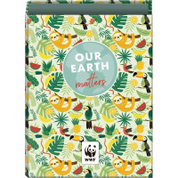 Dohe WWF Tropic Carpeta de 4 Anillas Mixtas de 40mm - Formato Folio - Cubierta en Carton Forrado Plastificado