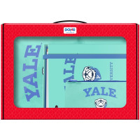 Dohe Yale Dog Pack de Mochila + Carpeta A4 Recambio + Portatodo Triple - Todo en un Maletin Perfecto para Regalo