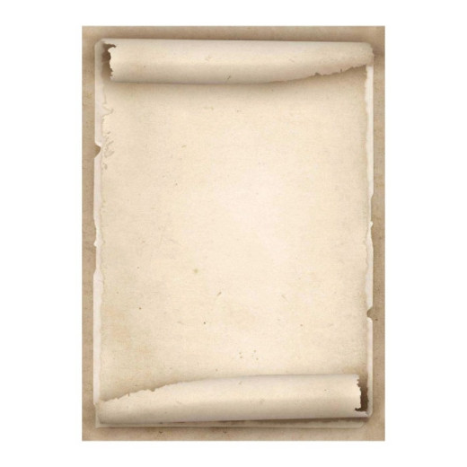 Apli Pack de 20 Hojas de Papel Tematico Pergamino Antiguo - 90gr - Impresion a Color - Ideal para Invitaciones y Manualidades - Compatible con Impresoras y Escritura Manual