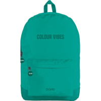 Dohe Daypack Colour Vibes Mochila Escolar - Varios Compartimentos - Asa Superior - Tirantes Acolchados y Ajustables - Fabricada en Poliester - Color Verde