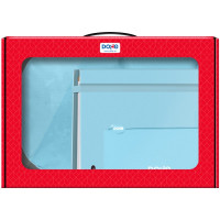 Dohe Serenity Pack de Mochila + Carpeta A4 Recambio + Portatodo Triple - Todo en un Maletin Perfecto para Regalo - Color Azul