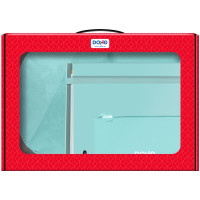 Dohe Serenity Pack de Mochila + Carpeta A4 Recambio + Portatodo Triple - Todo en un Maletin Perfecto para Regalo - Color Verde