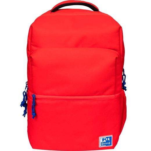 Oxford B-Ready Mochila Escolar - Tirantes Acolchados y Ajustables - Tamaño 42x30x15cm - Color Rojo