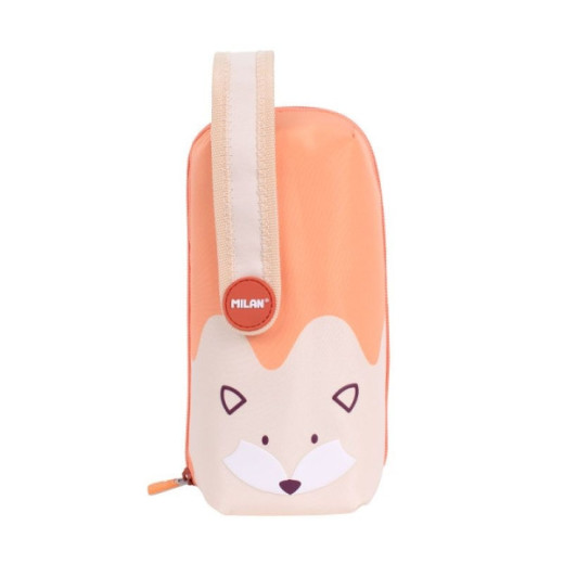 Milan Fun Animals Pack de 4 Estuches con Contenido de Serie - Contenido: Goma de Borrar