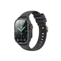 XO J12 Reloj Smartwatch Pantalla Cuadrada 2.06" AMOLED - Asistente de Voz - Control de Musica - Multideporte - Llamadas BT - IP68 - Color Negro