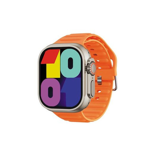 XO M10 Reloj Smartwatch Pantalla Cuadrada 2" HD - Llamadas BT - IP67 - Cargador Magnetico - Color Naranja