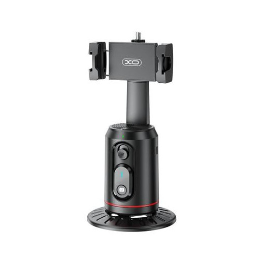 XO SS16 Soporte Sobremesa para Smartphone - Seguimiento y Reconocimiento Facial - Motorizado 360º - Control por Gestos - Bluetooth - Color Negro