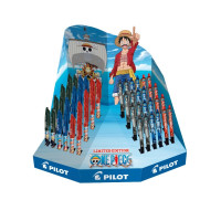 Pilot One Piece Expositor de 24 Boligrafos Frixion Ball + 24 Boligrafos Frixion Ball Plus - Borrables - Recargables - Colores Surtidos
