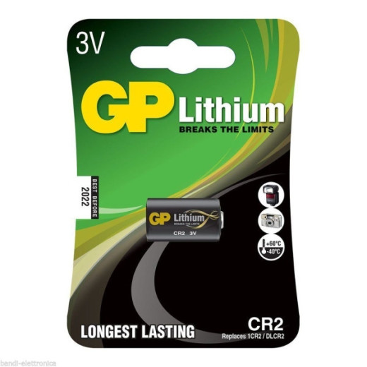 GP Lithium CR2 Pack de 1 Pila CR2 3V