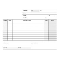 Apli Talonario Albaran 1/4 Apaisado Triplicado A-121 - 210x148mm - Copias Autocopiativas - Numeracion Secuencial - Papel Autocopiativo Blanco Color Blanco