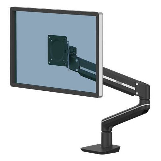 Fellowes Tallo Brazo para Monitor Individual - Hasta 9kg - Ajustable con Muelle de Gas - Color Negro