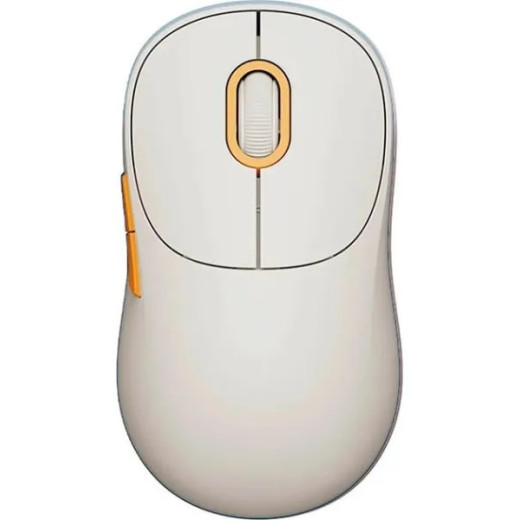 Xiaomi Wireless Mouse 3 Raton Inalambrico con Adaptador de 2.4GHz y Bluetooth 1200dpi - 5 Botones - Uso Diestro - Color Blanco