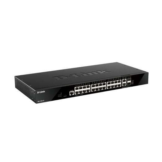 D-Link Switch Gestionado 24 Puertos GIGA + 2 Puertos 10G + 2 Puertos SFP