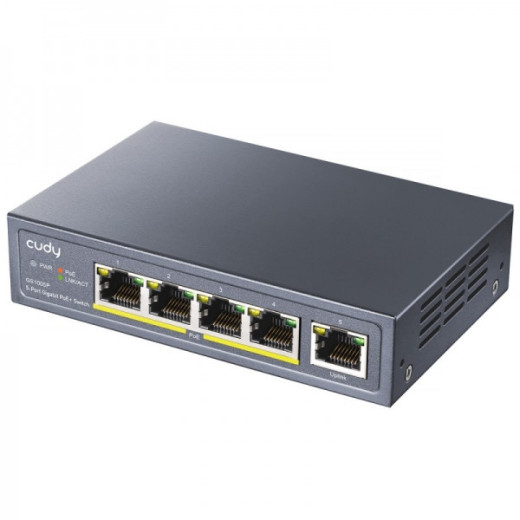 Cudy GS1005P Switch Gigabit PoE+ de 5 Puertos