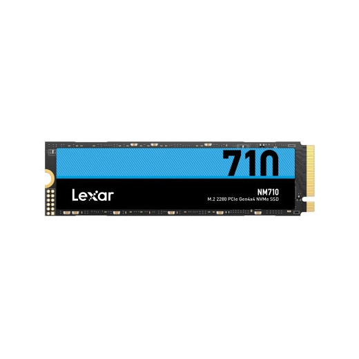 Lexar NM710 SSD 500GB NVME Gen4x4 - Velocidades de hasta 5000 MB/S - Tecnologia HMB 3.0 y SLC Cache