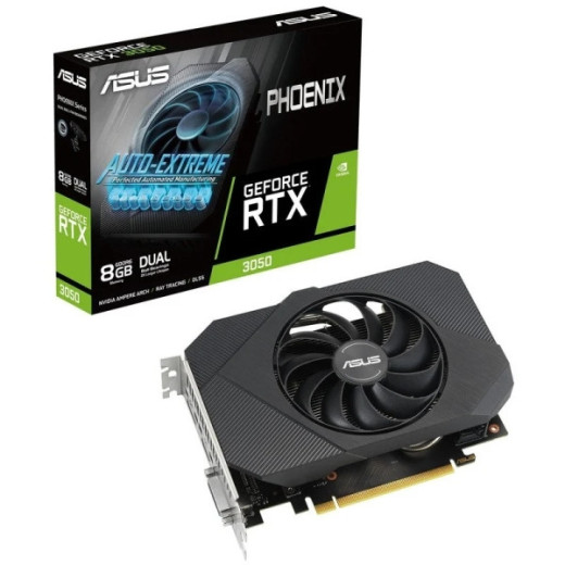 Asus Phoenix GeForce RTX 3050 V2 Tarjeta Grafica 8GB GDDR6 NVIDIA - PCIe 4.0