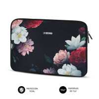 Subblim Funda Trendy de Neopreno - Grosor 3Mm - Resistencia a Golpes y Caidas - Color Flowers