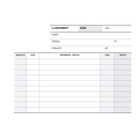 Apli Talonario Entrega 1/8 Apaisado Triplicado - 210 x 148mm - Copias Autocopiativas - Numeracion Secuencial - Papel Autocopiativo de Alta Calidad - Blanco