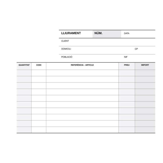 Apli Talonario Entrega 1/8 Apaisado Triplicado - 210 x 148mm - Copias Autocopiativas - Numeracion Secuencial - Papel Autocopiativo de Alta Calidad - Blanco