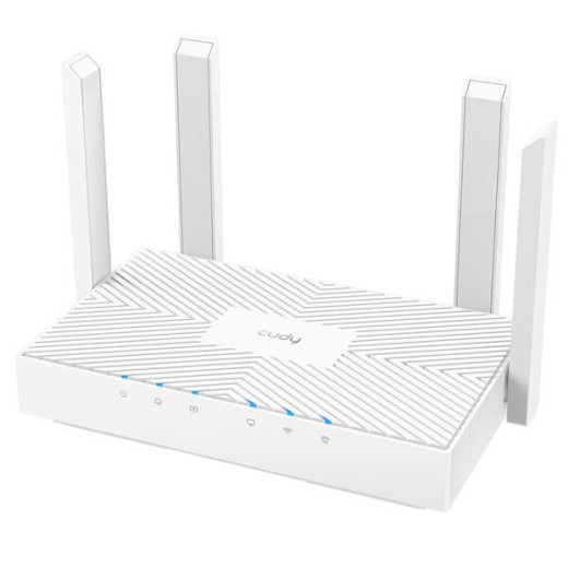 Cudy WR1300E Router WiFi AC1200 Doble Banda - 3 Puertos Gigabit Ethernet - 4 Antenas Externas