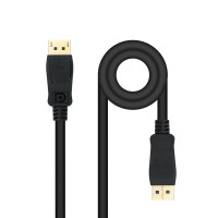 Nanocable Cable Displayport 1.4 DP/M-DP/M - Longitud 5m - Soporta Resoluciones de Video de hasta 8K - Color Negro