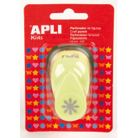 Apli Perforadora de Papel en Forma de Flor - Tamaño de Figura 16mm - Alta Calidad para Papel
