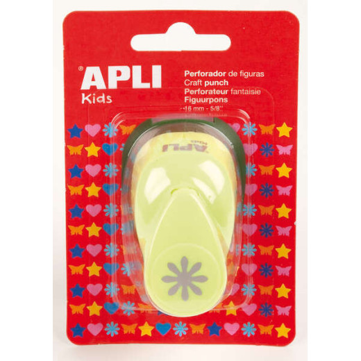 Apli Perforadora de Papel en Forma de Flor - Tamaño de Figura 16mm - Alta Calidad para Papel