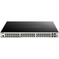 D-Link Switch Smart 48 Puertos Gigabit 10/100/1000 Mbps - PoE + 4 Puertos SFP