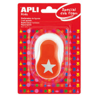 Apli Perforadora Estrella - Figura de 25.4mm - Perfora Papel