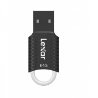 Lexar JumpDrive V40 Memoria USB 64GB - Almacenamiento Portatil - Interfaz USB 2.0 - Diseño Compacto y Duradero - Color Negro