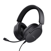 Trust GXT489 Fayzo Auriculares Gaming - Iluminación RGB - Diadema Ajustable - Controles de Facil Acceso - Color Negro