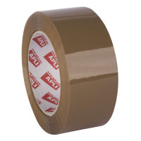 Apli Precinto Estandar sin Ruido Pp Acrilico 48mm x 132m - Grosor 28?m - Resistente y Duradero - Marron