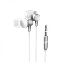 Energy Sistem Metallized Auriculares con Cable - Microfono Integrado - Control de Volumen - Color Blanco