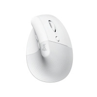 Logitech Lift Raton Vertical Bluetooth e Inalambrico USB 4000dpi - 5 Botones - Uso Diestro - Color Blanco