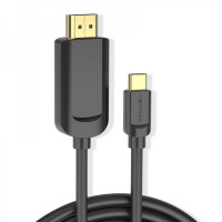 Vention Cable Conversor USB-C Macho a HDMI Macho 4K 1.4 - 1.5m - Color Negro