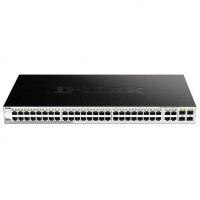 D-Link Smart Switch Gestionado 48 Puertos 1000BASE-T + 4 Puertos Combo 1000BASE-T/SFP