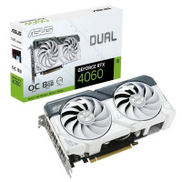 Asus Dual GeForce RTX 4060 White OC Edition Tarjeta Grafica 8GB GDDR6 DLSS3