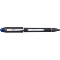 Uni-ball JetStream SX-210 Boligrafo Punta de Bola 1mm - Tinta Resistente al Agua y Luz - Secado Instantaneo - Cuerpo de Plastico y Caucho - Clip Metalico - Color Azul