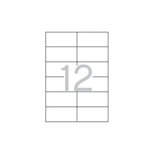 Apli Etiquetas Blancas Permanentes 97.0 x 42.4mm 25 Hojas