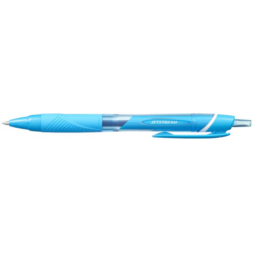 Uni-ball JetStream Sport SXN-150C-07 Boligrafo Retractil - Punta de Bola 0.7mm - Tinta Pigmentada Resistente al Agua y Luz - Secado Instantaneo - Color Azul Claro