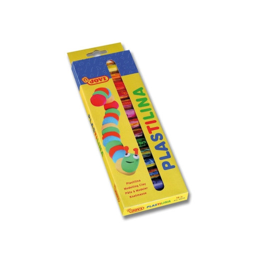 Jovi Pack con 15 Barras de Plastilina 15gr - Muy Moldeable - No se Seca - Colores Surtidos
