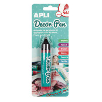 Apli Rotulador de Gel 3D con Acabado Perlado - 25ml - Ideal para Decorar Plastico