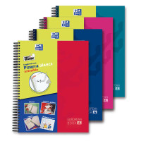 Oxford School Classic Write&Erase Europeanbook 4 - Tapa Extradura - Pizarra Blanca Extraible - 120 Hojas