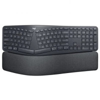 Logitech Ergo K860 for Business Teclado Bluetooth Inalambrico USB - Ergonomico - Reposamuñecas - Color Negro