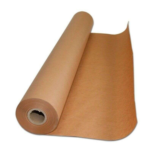 Fabrisa Rollo de Papel Kraft Verjurado 70gr 1x50m - Color Marron