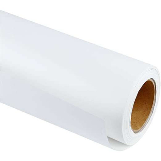 Fabrisa Rollo de Papel Kraft Verjurado 70gr 1x50m - Color Blanco