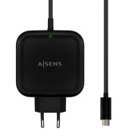 Aisens Cargador 65W PD3.0 QC3.0 1xUSB-C 1.2m - Color Negro