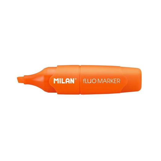Milan Capsule Marcador Fluorescente - Punta Biselada 2 - 4mm - Color Naranja