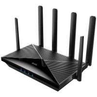 Cudy LT700 Router WiFi AC1200 4G LTE CAT 6 - 4x Puertos Lan 10/100/1000Mbps - 2x Ranuras Nano Sim - 6 Antenas Externas