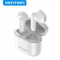 Vention Auriculares Bluetooth 5.3 con Estuche de Carga - 5h Autonomia ELF 05 - Color Blanco